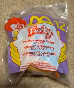 McDonalds Happy Meal Furby Toys Plush Clips #12 Diamondback Snake 2000 NIP - Picture 1 of 2