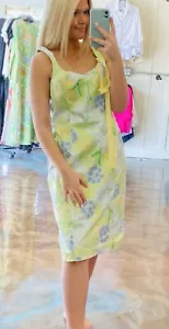 Lilly Pulitzer Vintage White Label A-Linie Preppy Kleid blau grün Größe 8 - Bild 1 von 5