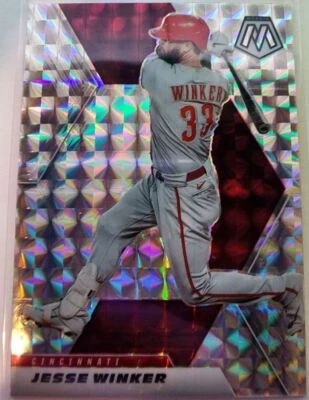 2021 Panini Mosaic Jesse Winker Cincinnati Reds #67 - Image 1 of 2