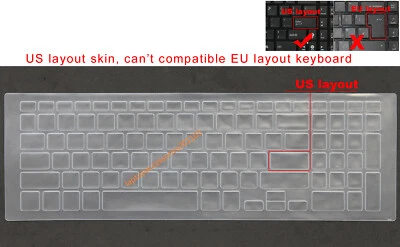 Keyboard Skin Cover Protector for Samsung 510R5E,510R5E-S01 450R5E 700Z5E 770Z5E - Image 1 of 3