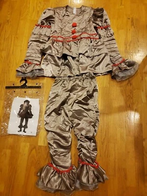 Halloween Stephen King Mediano Hombre Disfraz/Joker Pennywise Payaso  Foto 1 de 2