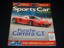 2004 JANUARY SPORTS CAR INTERNATIONAL MAGAZINE - PORSCHE CARRERA GT - L 4031