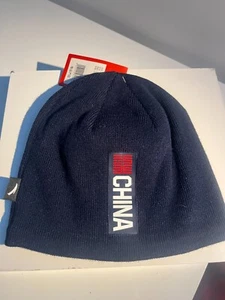 Anta 2014 2018 winter olympics Navy Blue Team China Olympic toque official NWT - Picture 1 of 5