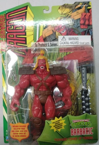 1995 The Savage Dragon TMNT Barbaric Playmates NOS Action Figure Cover