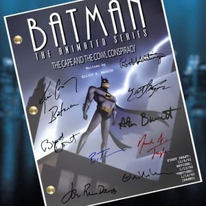 Batman The Animated Series The Cape & Cowl Conspiracy Script Signed Reprints - Picture 1 of 8