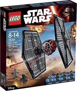 NEW LEGO 75101 STAR WARS FIRST ORDER SPECIAL FORCES TIE FIGHTER RETIRED SET - Picture 1 of 8