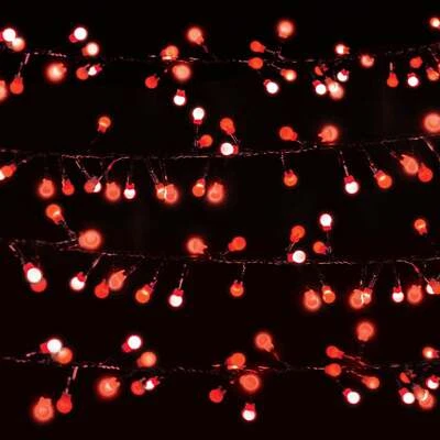 Festive Magic Super Bright LED Red Berry Christmas Lights