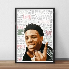 A Boogie wit da Hoodie Poster / Print / Wall Art / Look Back At It / Artist 2.0