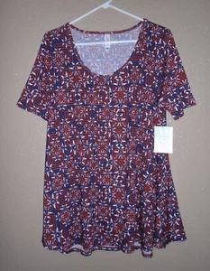 LuLaRoe Perfect T Shirt, Geometric Aztec Sun Women's Medium Stretch NWT - Picture 1 of 9