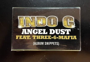 INDO G - ANGEL DUST (ALBUM SNIPPETS) - CASSETTE TAPE - FEAT THREE-6-MAFIA - Picture 1 of 7