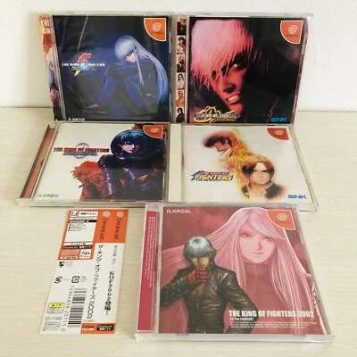 King Of Fighters Dreamcast 1999 99 2000 2001 2002 KOF set of 5 Sega DC JP - Image 1 of 4