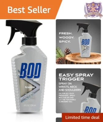 Body Spray Aerosol 8 fl oz Long-lasting Fragrance Ideal for Daily Use - Imagem 1 de 4