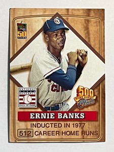 Ernie Banks 2001 Topps Post Cereal #2  500 HR Club Chicago Cubs