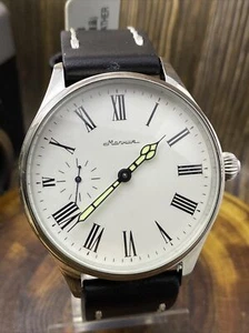Reloj de pulsera vintage MATRIMONIO 3602 18J clásico convertido reloj de bolsillo URSS - Imagen 1 de 12