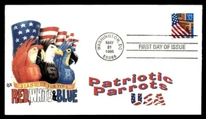 MayfairStamps US FDC 1996 Washington DC American Flag CCR First Day Cover aar_95 - Picture 1 of 2