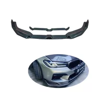 Divisor de labios delantero de fibra de carbono estilo AE para BMW F90 M5 Lci Pre Lci - Imagen 1 de 7