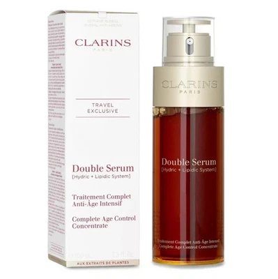 *NEW* Clarins Paris Double Serum (Hydric + Lipidic) Complete Age Control - Image 1 of 2