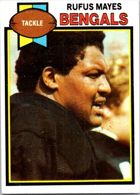 Rufus Mayes Cream Colored Back Cincinnati Bengals 1979 Topps #374 - Image 1 of 2