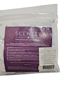 Scentsy Consultant 1 Paket mit 100 vorgeschnittenen Filzwachs Zubehör Probenherstellung - Bild 1 von 3