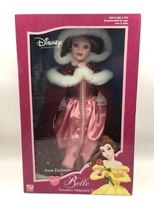 2002 Avon Exclusive Vintage DISNEY PRINCESS BELLE Porcelain Keepsake Doll New - Picture 1 of 3