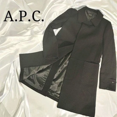 A.P.C. Woman S Trench Coat, Hifu Hunting Black Limited Edition Style Refined Min - Image 1 of 4