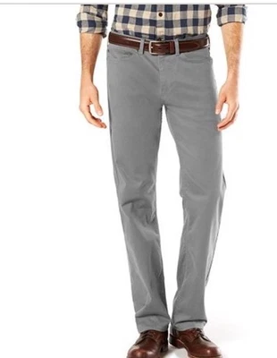 Dockers The Jean cut straight fit 32 x 34 NWT New Grey Chino style - Image 1 of 4