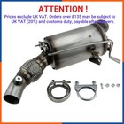 Diesel particulate filter EURO6 for BMW | DPF-BM-012, 15195