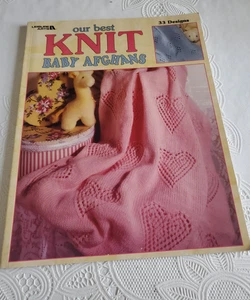 Leisure Arts Our Best Knit Baby Afghans 33 Designs Pattern 80 pg Book - Picture 1 of 2