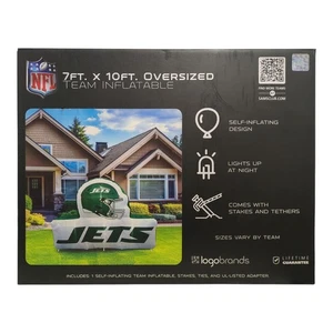 Logo Brands New York Jets Pre-Lit 7'x10' Team aufblasbar - Bild 1 von 2