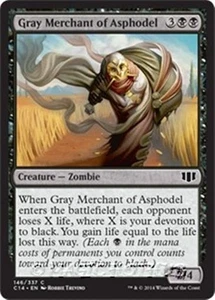 MTG - GRAY MERCHANT OF ASPHODEL - Commander 2014 (C) - Picture 1 of 1