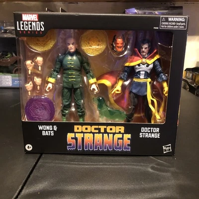 "Figura de acción Marvel Legends 2024 Doctor Strange Wong & Bats 6"" exclusiva de Amazon" Foto 1 de 4