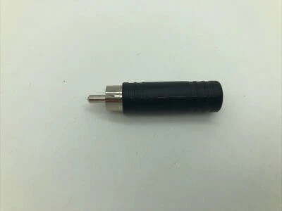 100x 6.3mm 1/4" Mono Female to RCA Male Audio Adapter Steren 261-149 - Image 1 of 4