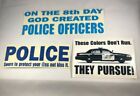 Police, Fire and Rescue Decals - Humor