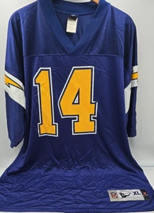 Reebok Vintage 14 San Diego Chargers Dan Fouts NFL Throwbacks Jersey XL - Picture 1 of 16