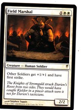 1 x Field Marshal creature from Coldsnap (MTG)