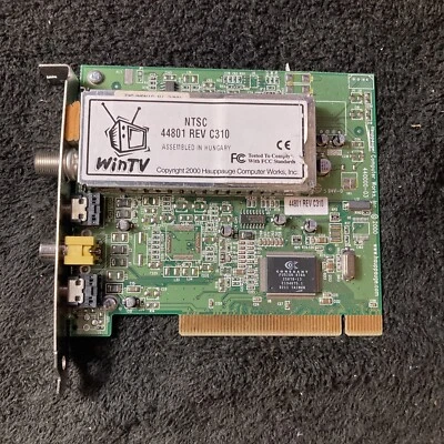 Hauppauge WinTV NTSC/NTSC-J 26032 Rev C199 TV Tuner Card - Image 1 of 4
