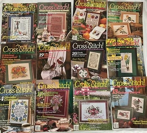 Vintage Cross Stitch Magazine Lot Of 12 Issues 1991-1993 Publications - Picture 1 of 12