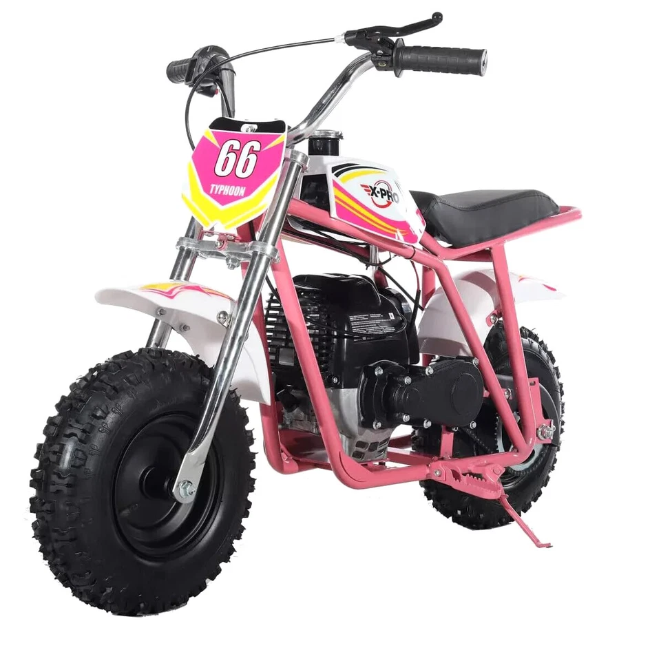 Mini pit bike todoterreno X-PRO 40cc a gasolina 4 tiempos para niños arranque Foto 1 de 4
