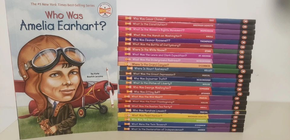 Who Was? and What Is? America Collection Set 25 books -WhoHq NO BOX Foto 1 de 1