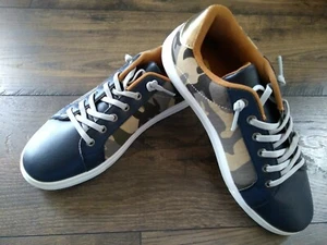 Neu ohne Karton Oli Jolimall Damen-Slipper blau goldfarben Tarnmuster Größe 9 - Bild 1 von 7