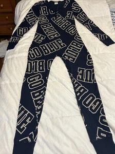 University Of MICHIGAN "GO BLUE " ONE PIECE Long Jane Thermo PINK Neu ohne Etikett - Bild 1 von 8