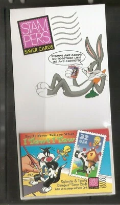 US SC # 3204a Silvester And tweety. Stamps , Mounting and cards. Stampers Cards - Image 1 of 2