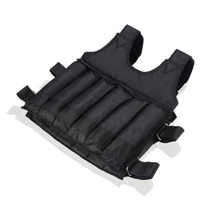 Adjustable 50KG Weight Vest w/ 12 Pouches for Fitness & Strength Training - Picture 1 of 19