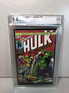 Marvel Classicos #6 - The Incredible Hulk #181 Spanish Reprint 1st Wolverine 9.4 - Bild 1 von 12