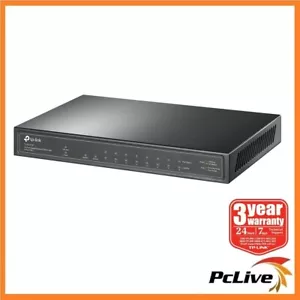 NEW TP-Link TL-SG1210P 10-Port Gigabit Desktop Switch with 8-Port PoE+ SFP slot - Picture 1 of 6