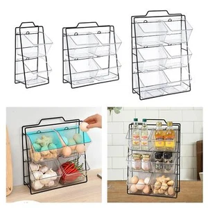 Kitchen Shelving Stovetop Storage Rack for Bathroom Onion Ginger and Garlic - Picture 1 of 11