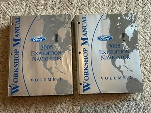 2005 Ford Expedition Lincoln Navigator Workshop Manuals (Vol 1 &2) Factory OEM - Picture 1 of 3