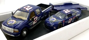 Action 1/24 Scale B249901025 Miller Lite Ford #2 Crew Cab NASCAR And Trailer - Picture 1 of 5