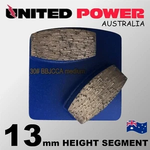 18pc 30G Medium Bond 13mm Height Segments Concrete Diamond Shoe REDI-LOCK - Picture 1 of 2