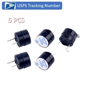 5x 2300Hz 12mm 5V Active Buzzer Speaker Alarm Buzzer Active Buzzer Beep Tone - Picture 1 of 3